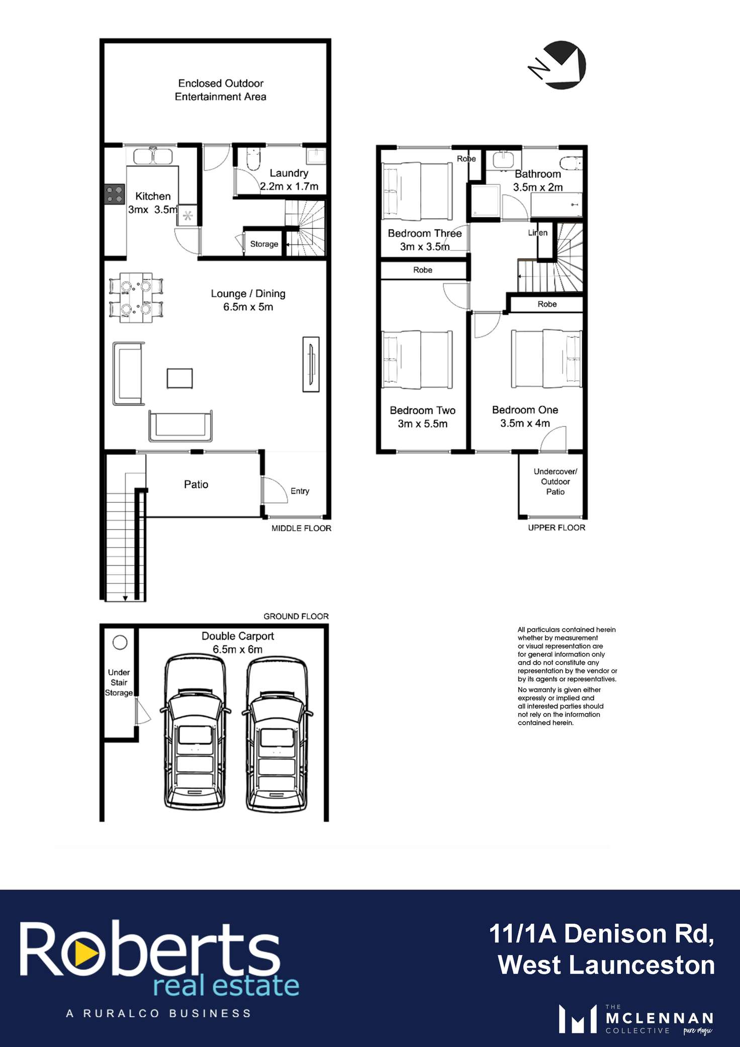 Floorplan of Homely unit listing, 11/1A Denison Road, West Launceston TAS 7250