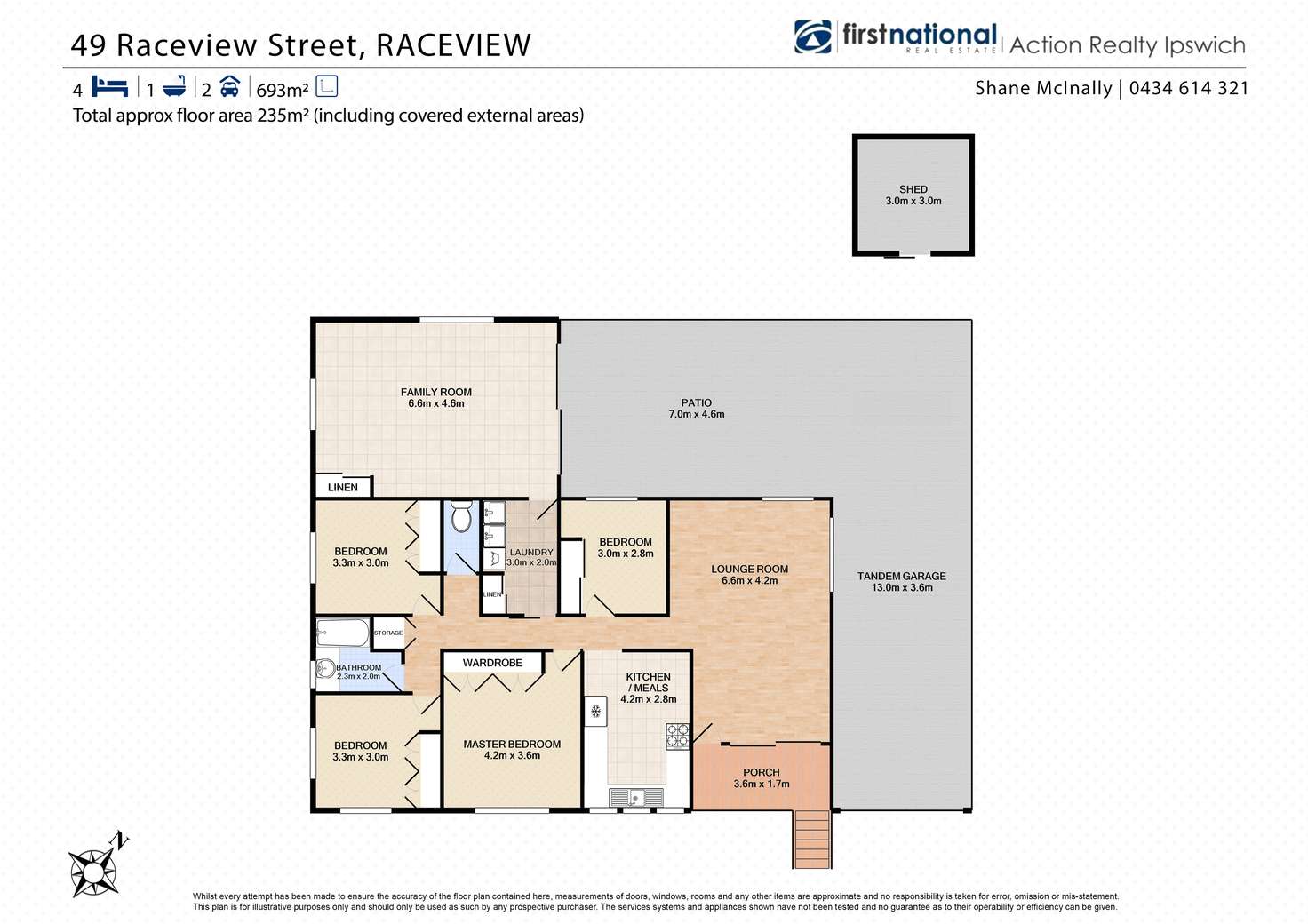 Floorplan of Homely house listing, 49 Raceview Street, Eastern Heights QLD 4305