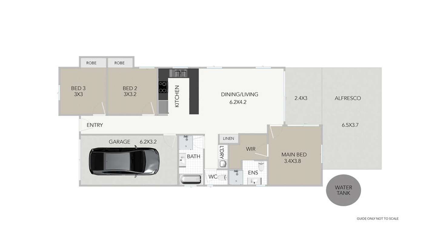 Floorplan of Homely house listing, 2 Mark Winter Court, Bellbird Park QLD 4300