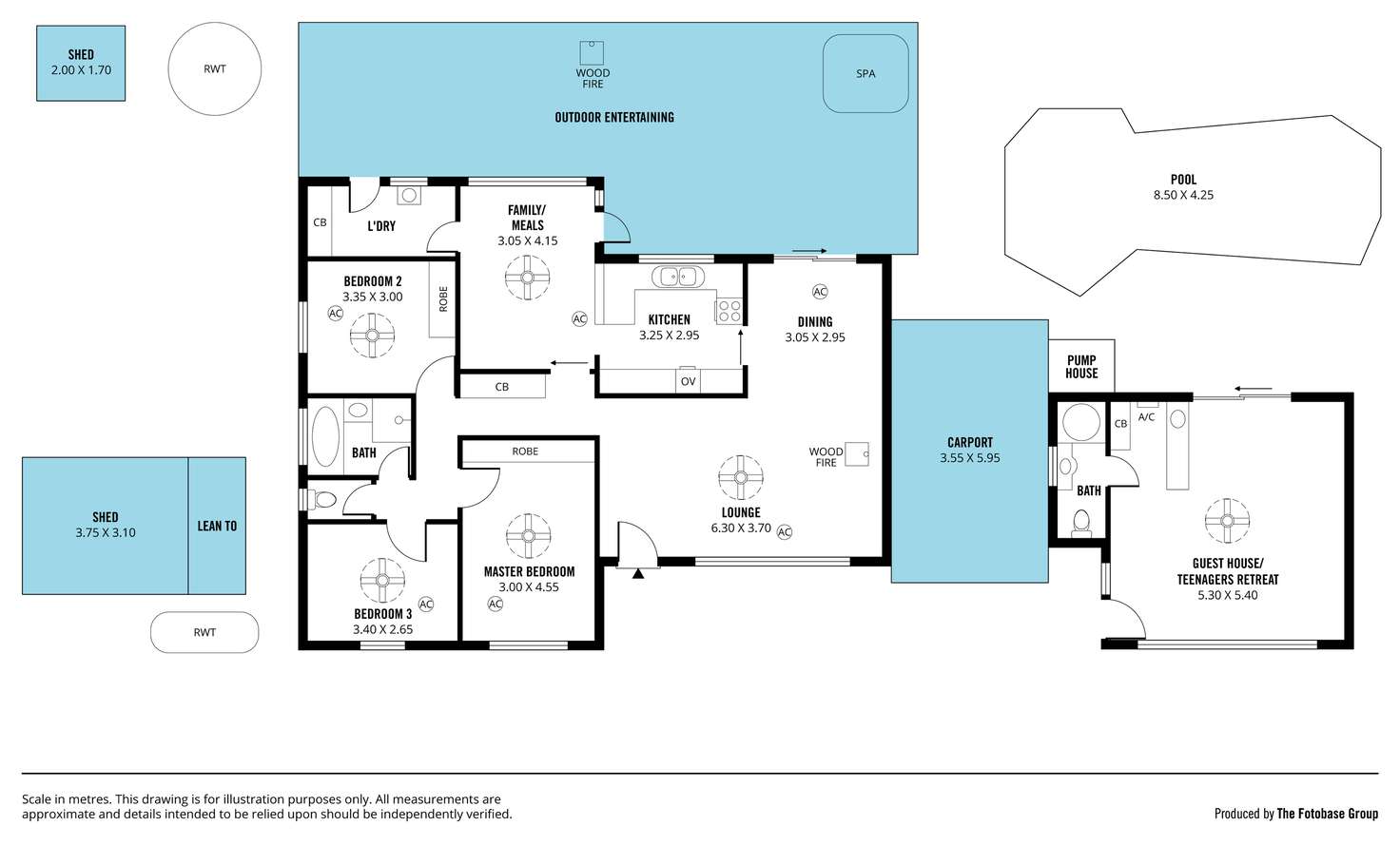 Floorplan of Homely house listing, 1 Daphne Court, Morphett Vale SA 5162