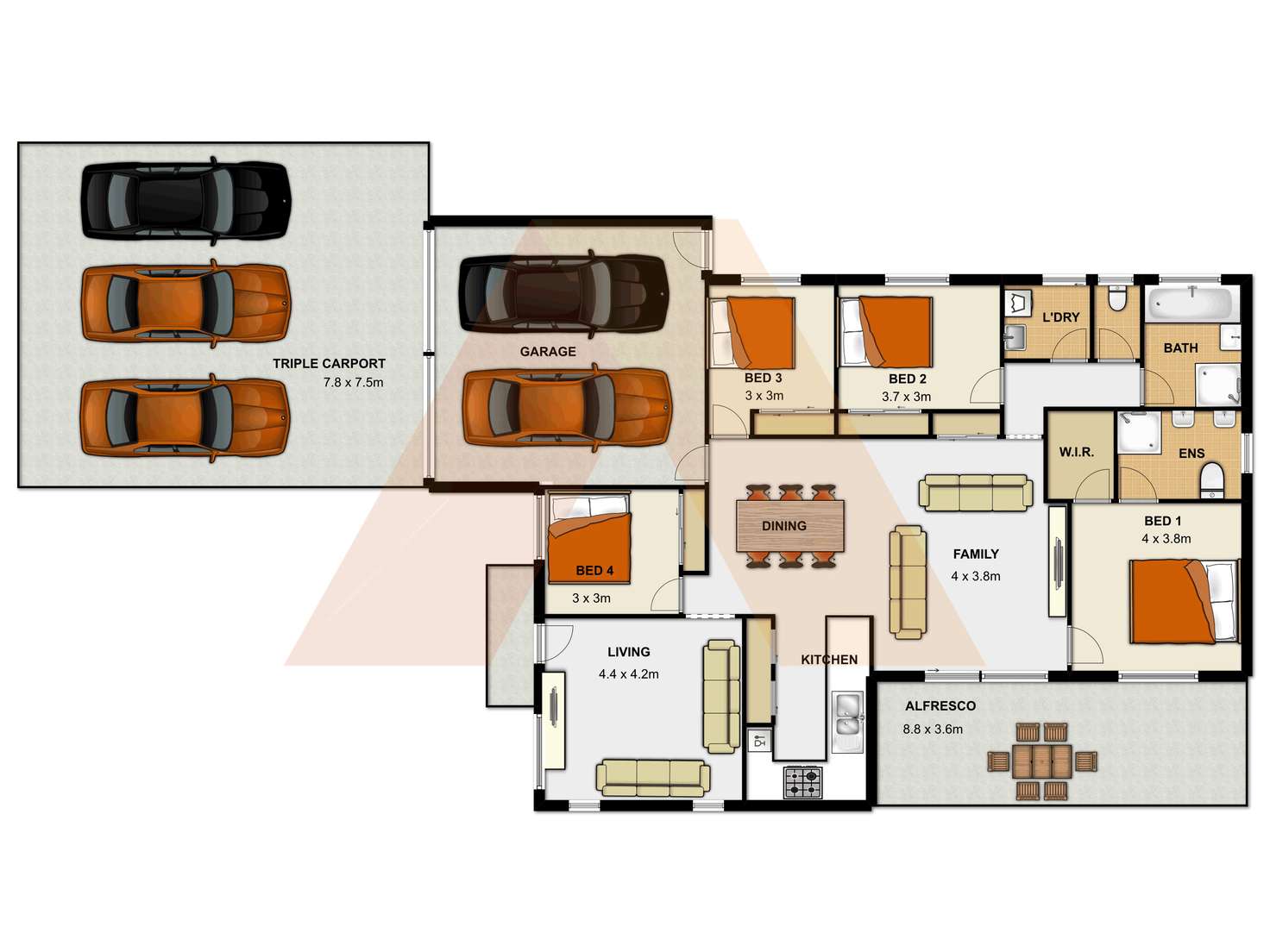 Floorplan of Homely house listing, 13 Sueinnes Street, Eagleby QLD 4207
