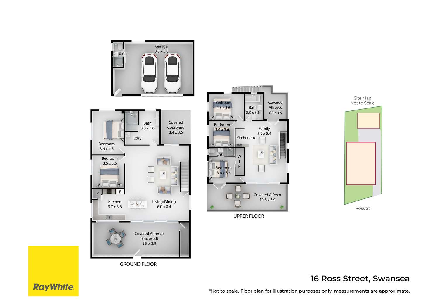 Floorplan of Homely house listing, 16 Ross Street, Swansea NSW 2281