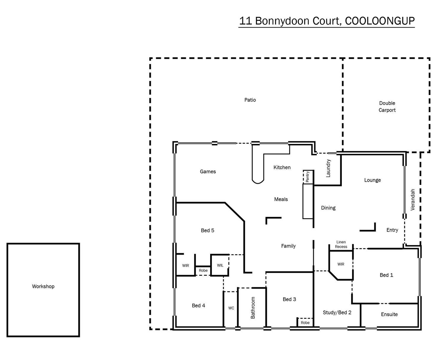 Floorplan of Homely house listing, 11 Bonnydoon Court, Cooloongup WA 6168