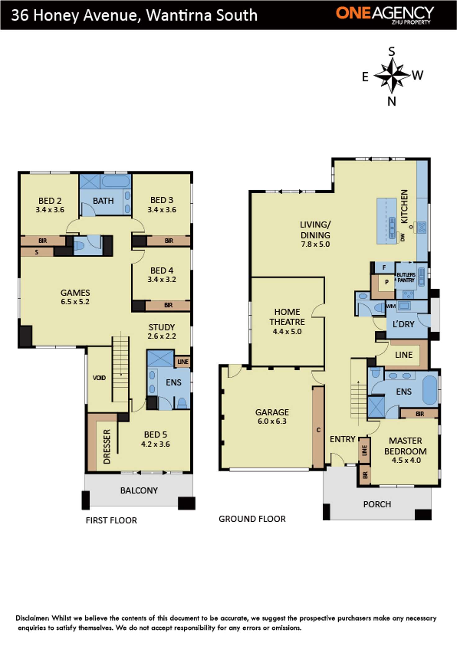 Floorplan of Homely house listing, 36 Honey Avenue, Wantirna South VIC 3152