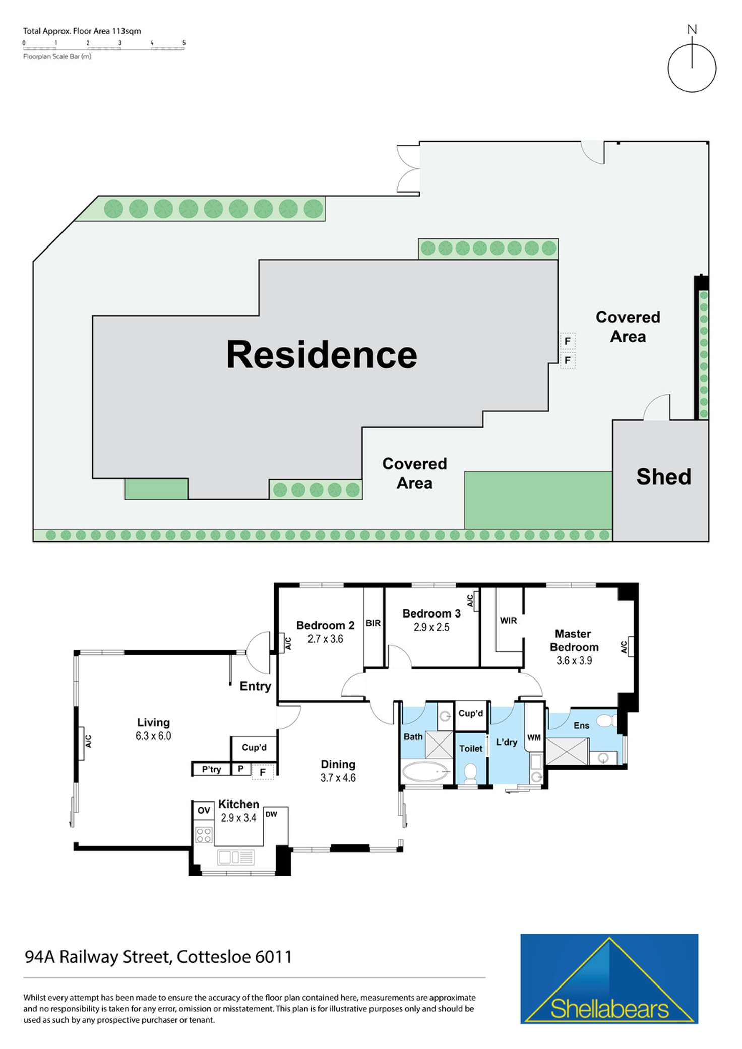 Floorplan of Homely house listing, 94a Railway Street, Cottesloe WA 6011