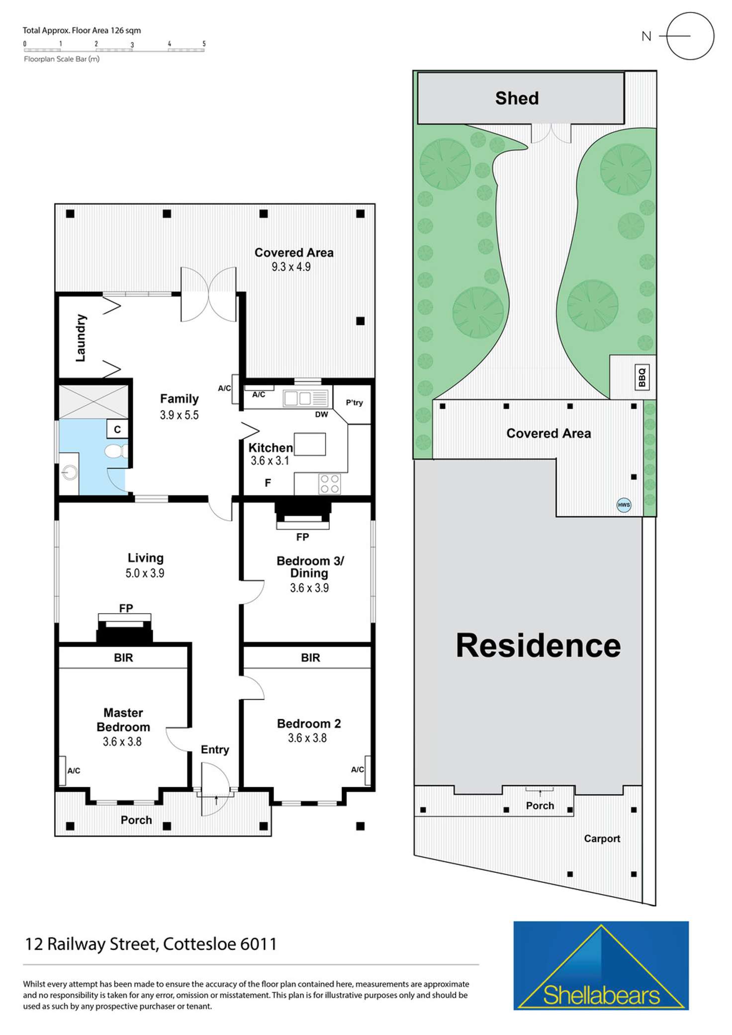 Floorplan of Homely house listing, 12 Railway Street, Cottesloe WA 6011