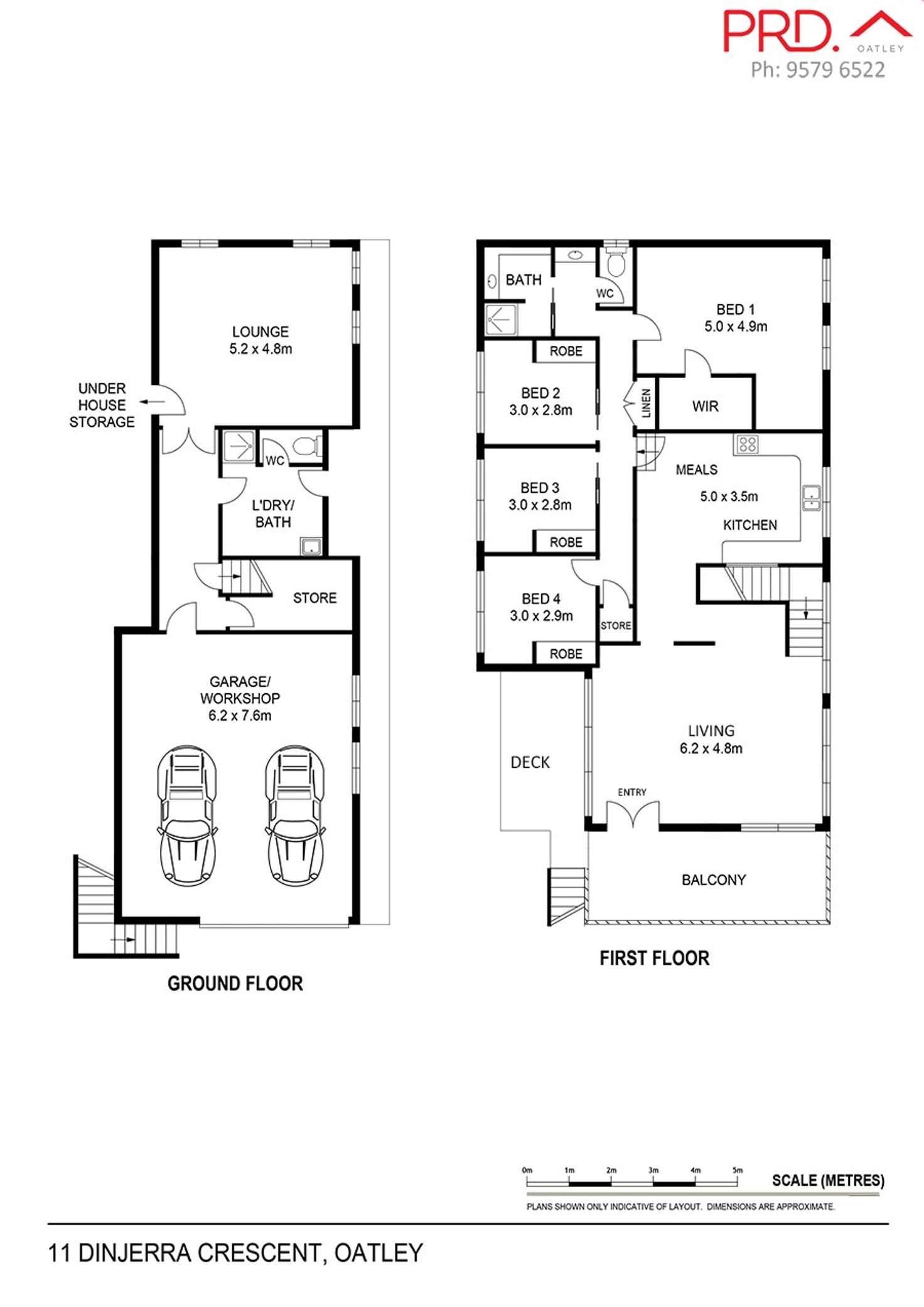 Floorplan of Homely house listing, 11 Dinjerra Crescent, Oatley NSW 2223