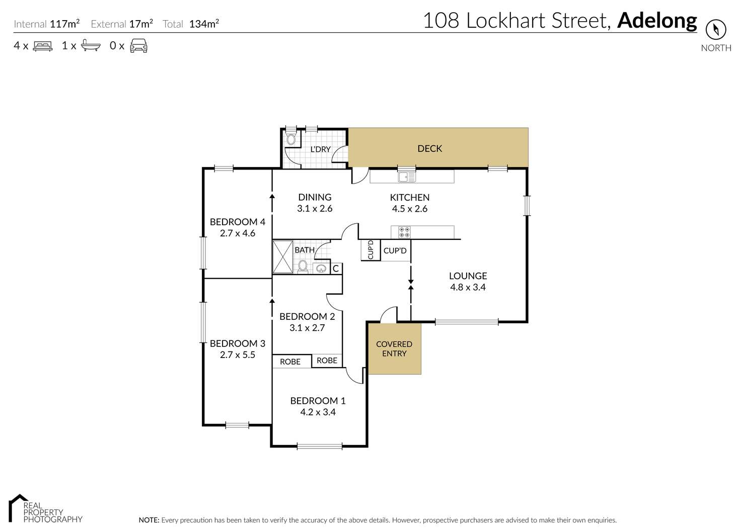 Floorplan of Homely house listing, 108 Lockhart Street, Adelong NSW 2729