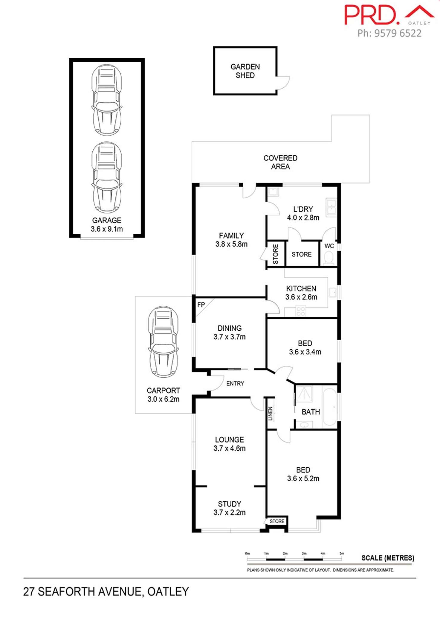Floorplan of Homely house listing, 27 Seaforth Avenue, Oatley NSW 2223