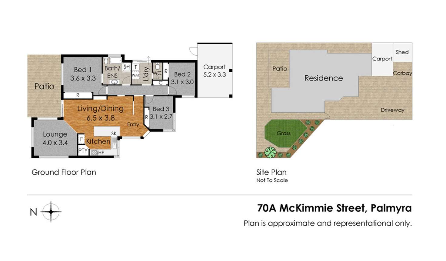Floorplan of Homely house listing, 70A McKimmie Road, Palmyra WA 6157