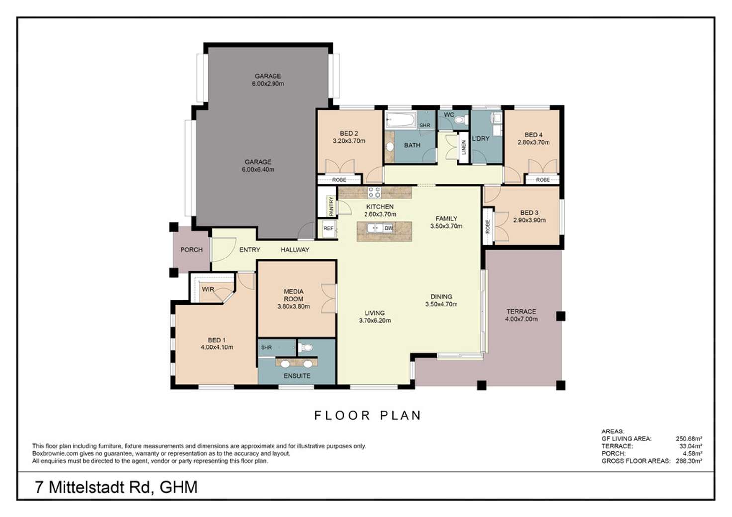 Floorplan of Homely house listing, 7 Mittelstadt Road, Glass House Mountains QLD 4518