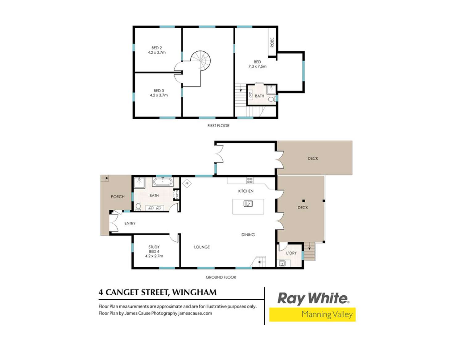 Floorplan of Homely house listing, 4 Canget Street, Wingham NSW 2429