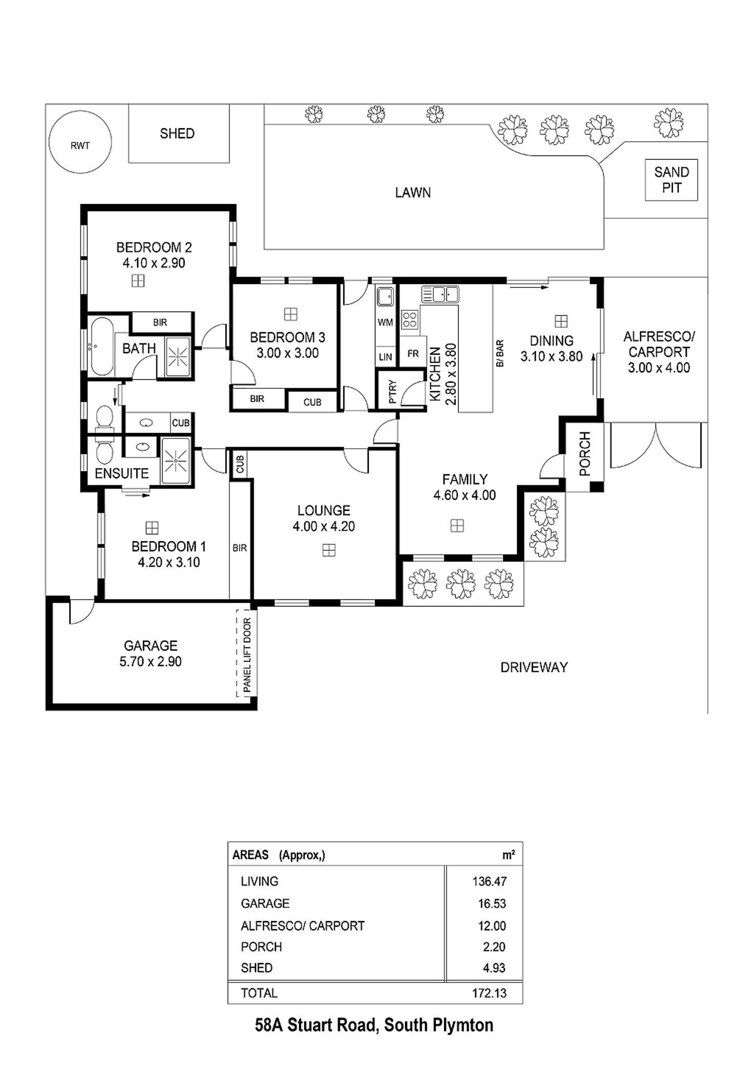 Floorplan of Homely house listing, 58A Stuart Road, South Plympton SA 5038