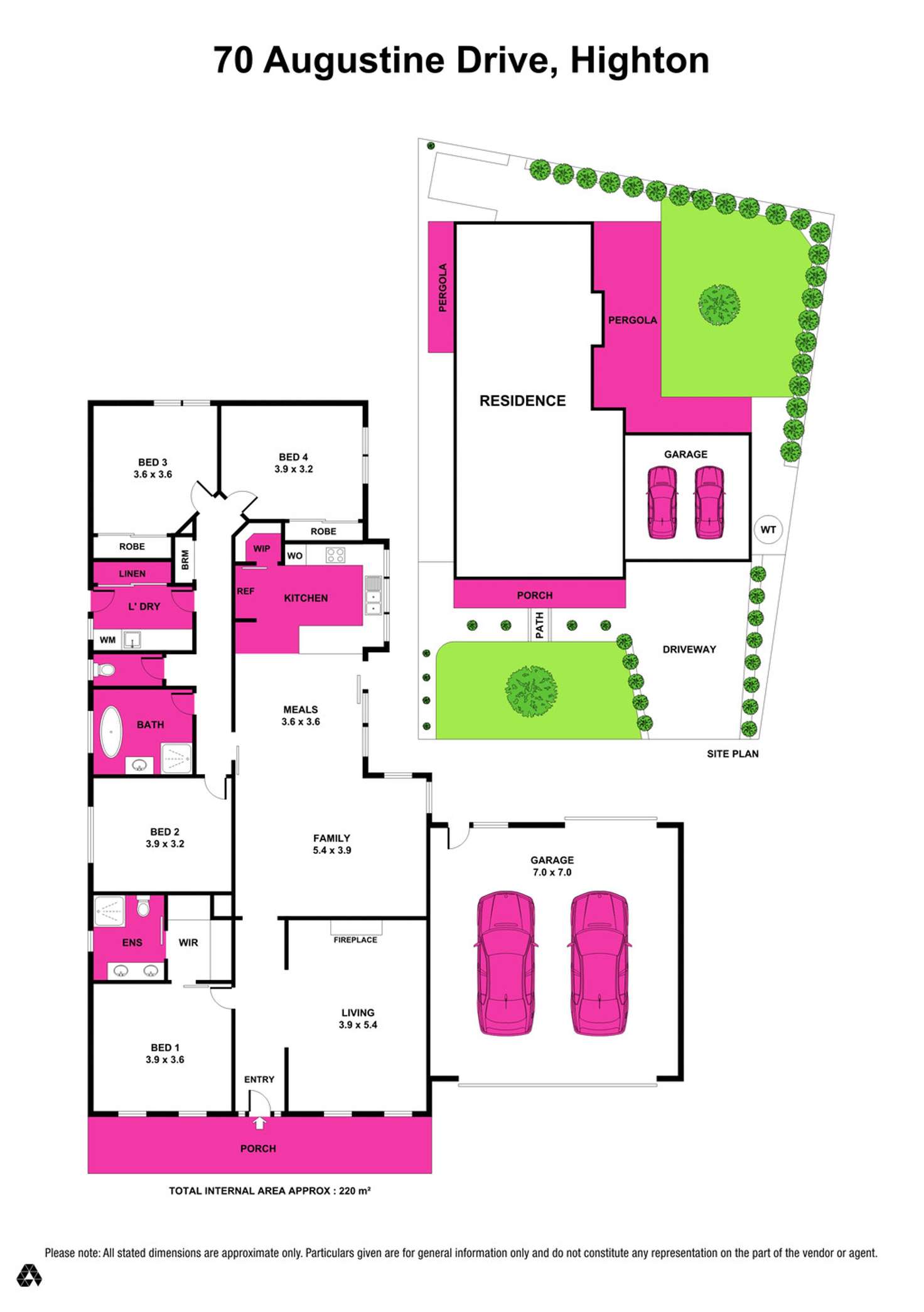 Floorplan of Homely house listing, 70 Augustine Drive, Highton VIC 3216