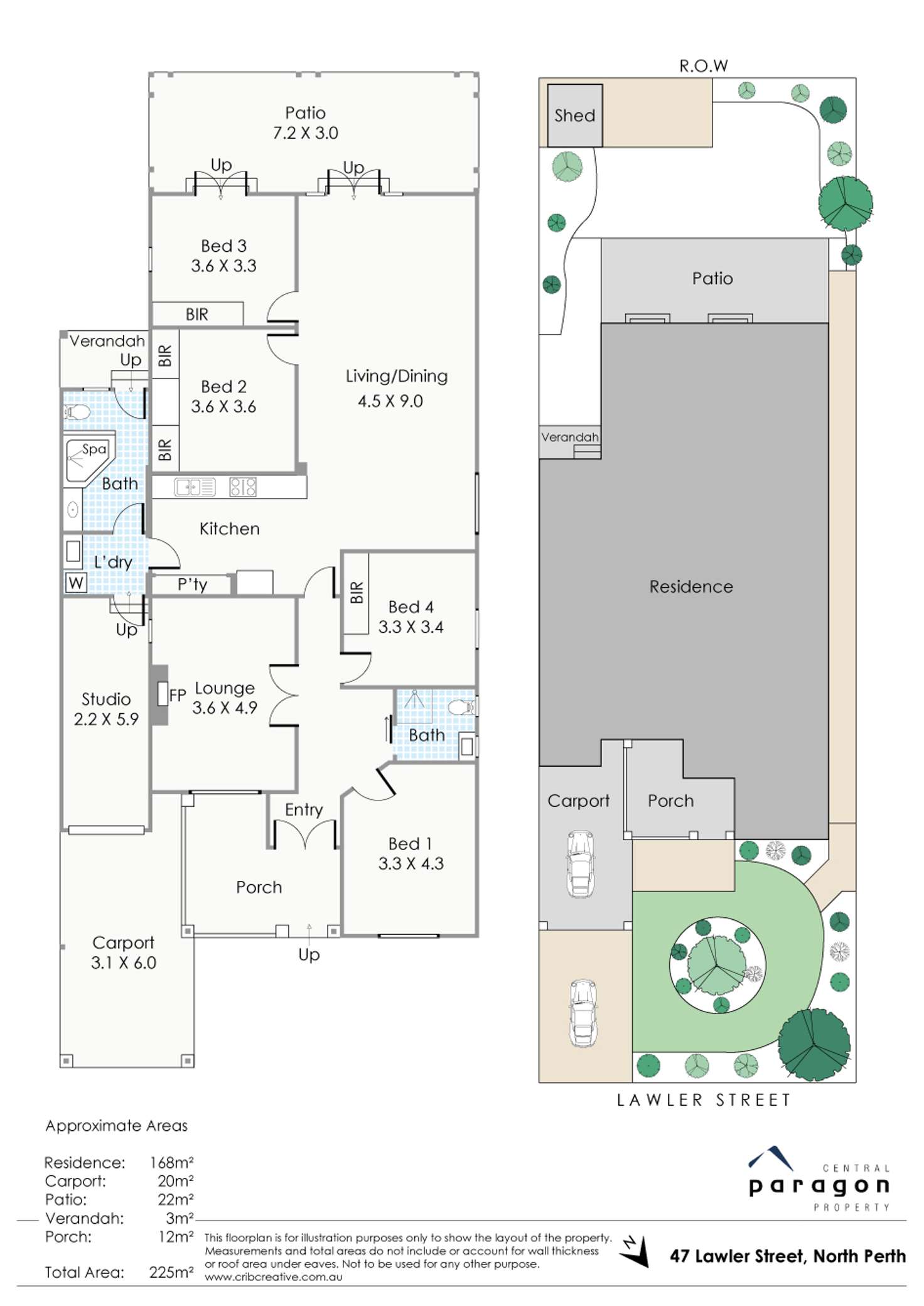 Floorplan of Homely house listing, 47 Lawler Street, North Perth WA 6006