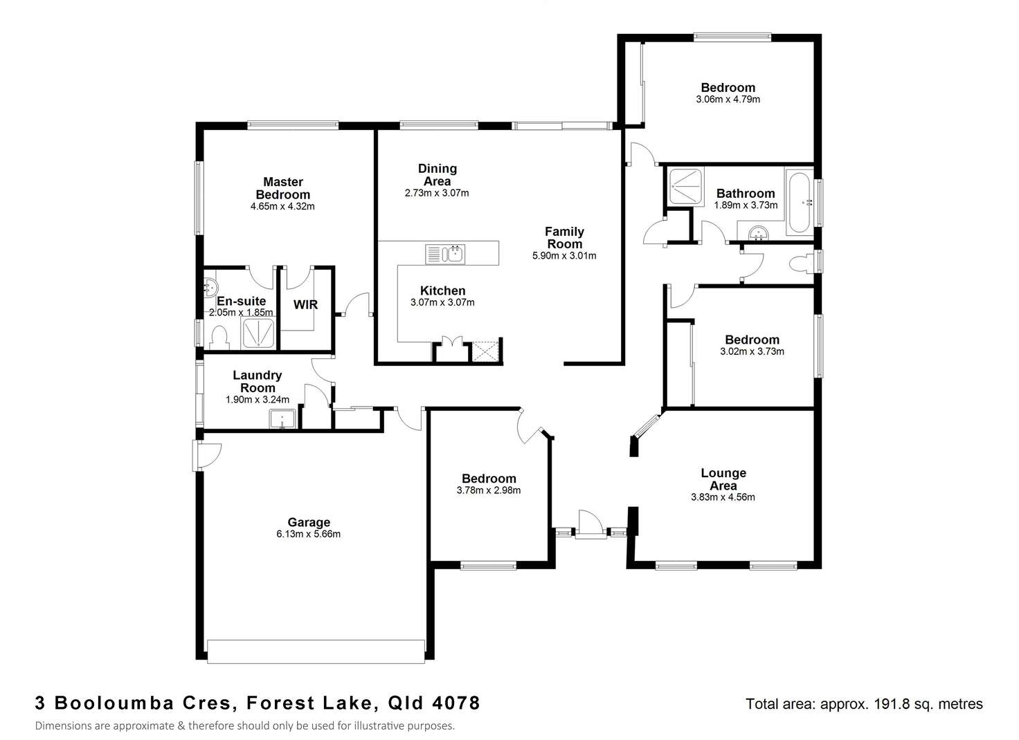 Floorplan of Homely house listing, 3 Booloumba Crescent, Forest Lake QLD 4078