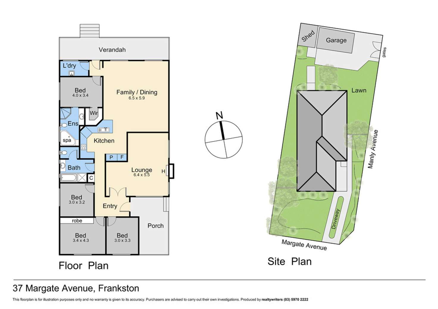 Floorplan of Homely house listing, 37 Margate Avenue, Frankston VIC 3199