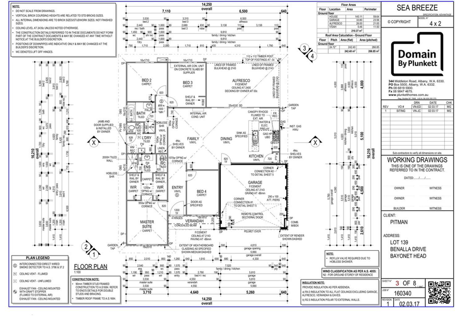 Floorplan of Homely house listing, 6 Benalla Drive, Bayonet Head WA 6330