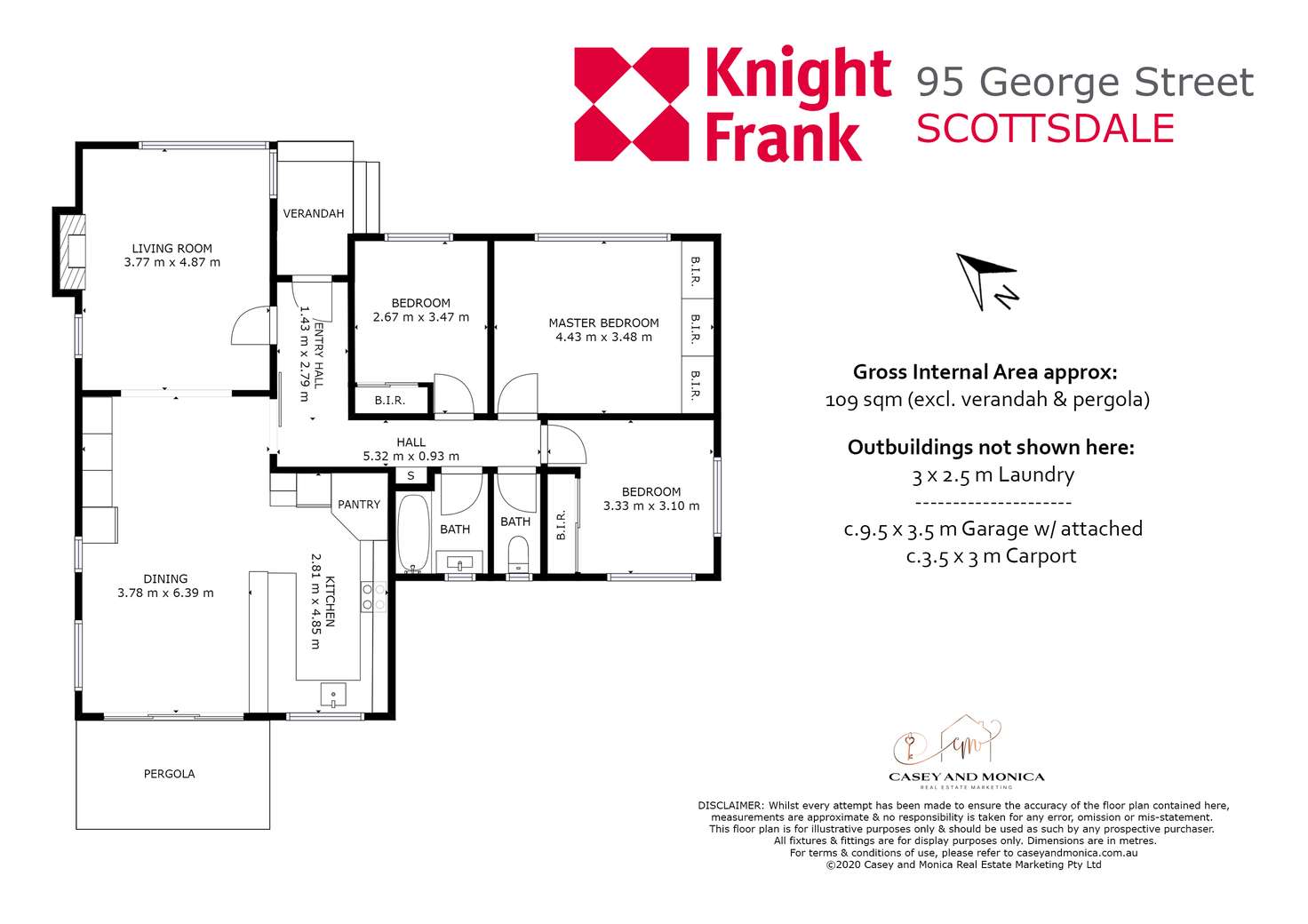 Floorplan of Homely house listing, 95 George Street, Scottsdale TAS 7260