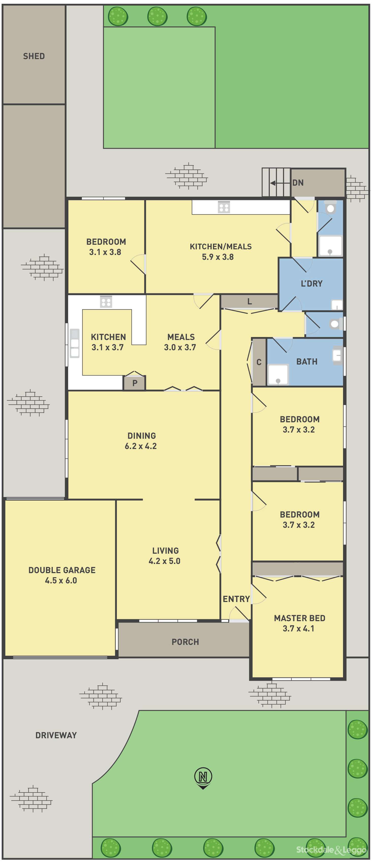 Floorplan of Homely house listing, 18 Lackenheath Drive, Tullamarine VIC 3043
