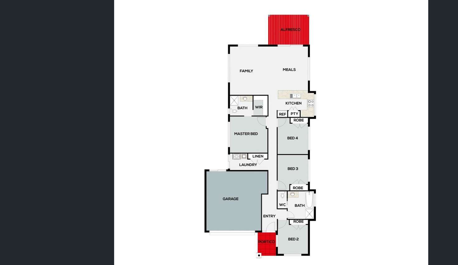 Floorplan of Homely house listing, 16 Woodgrove Bvd, Beerwah QLD 4519