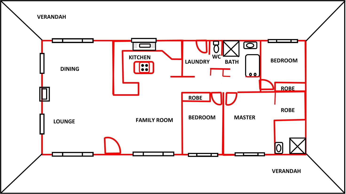 Floorplan of Homely house listing, 33 Park Rd, Grandchester QLD 4340
