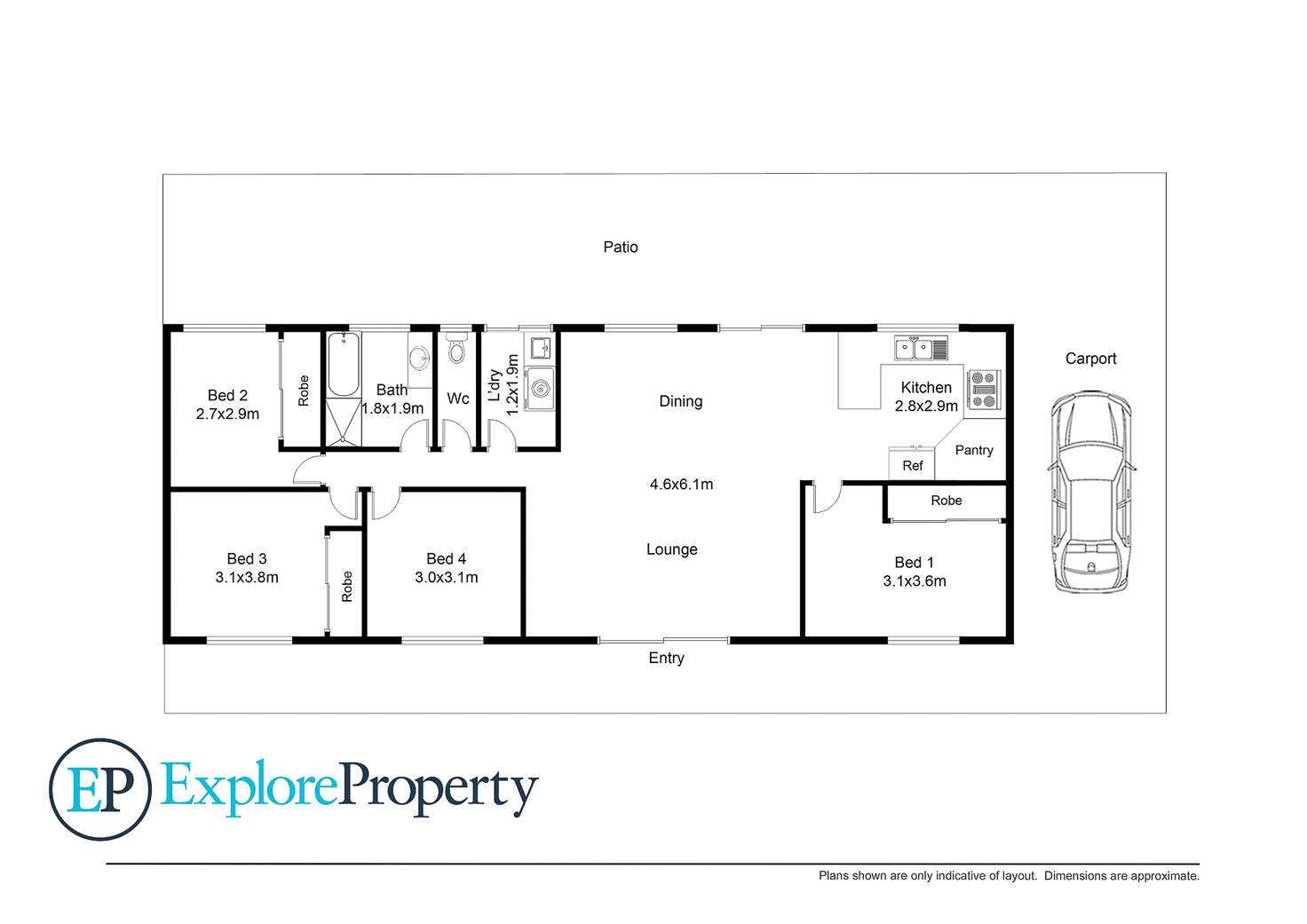 Floorplan of Homely house listing, 52 Crestwood Avenue, Morayfield QLD 4506