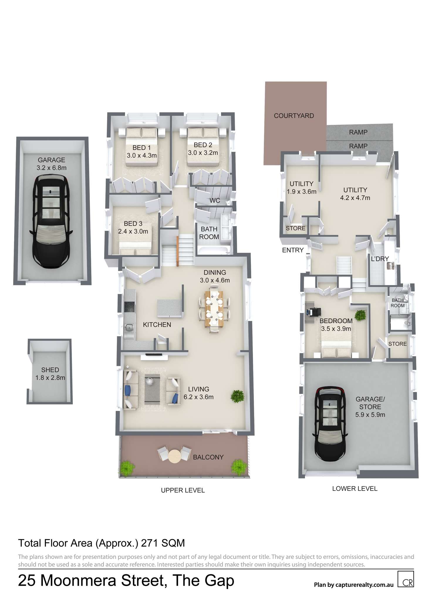 Floorplan of Homely house listing, 25 Moonmera Street, The Gap QLD 4061