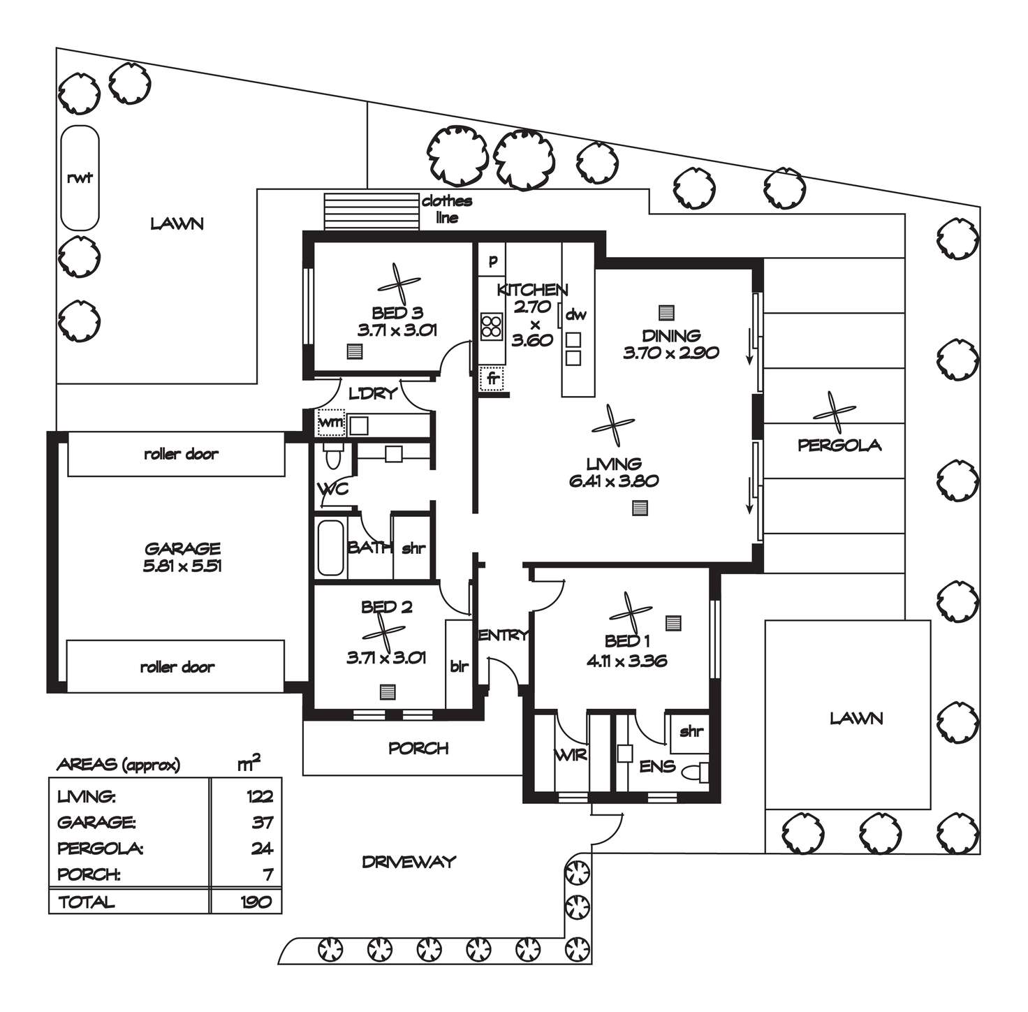 Floorplan of Homely house listing, 3C Beatty Avenue, Hillcrest SA 5086