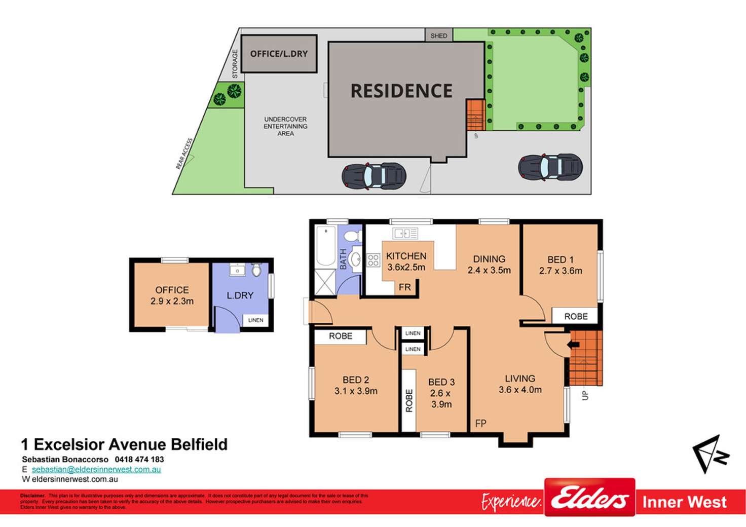 Floorplan of Homely house listing, 1 Excelsior Avenue, Belfield NSW 2191