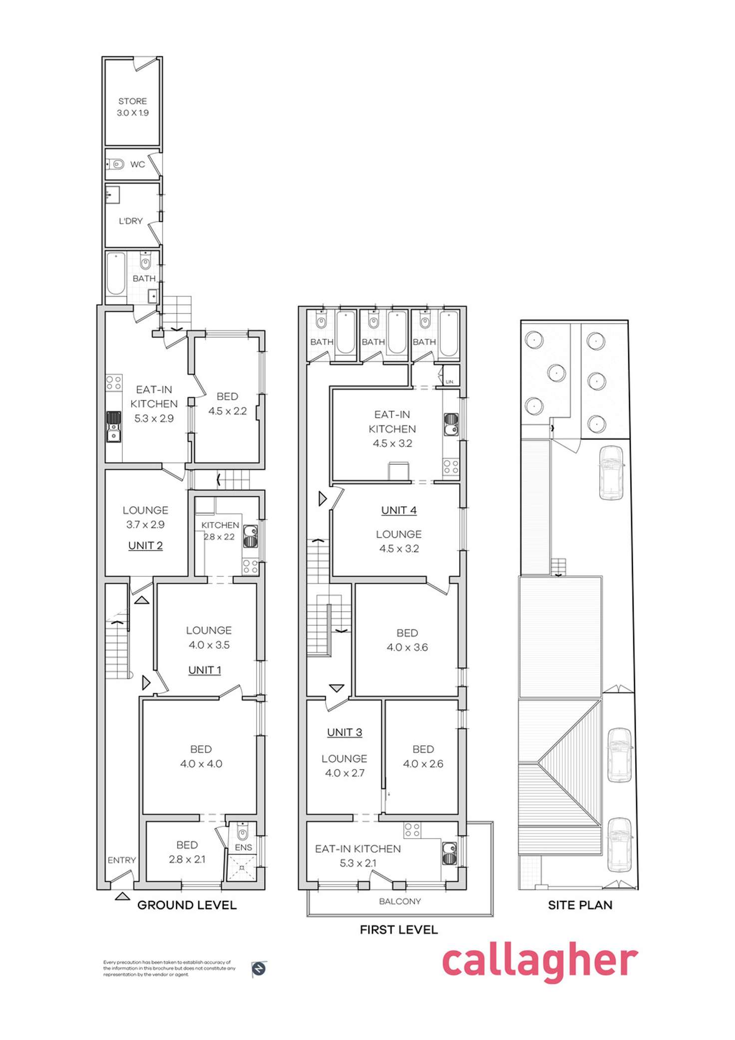 Floorplan of Homely blockOfUnits listing, 21 Reserve Street, Annandale NSW 2038