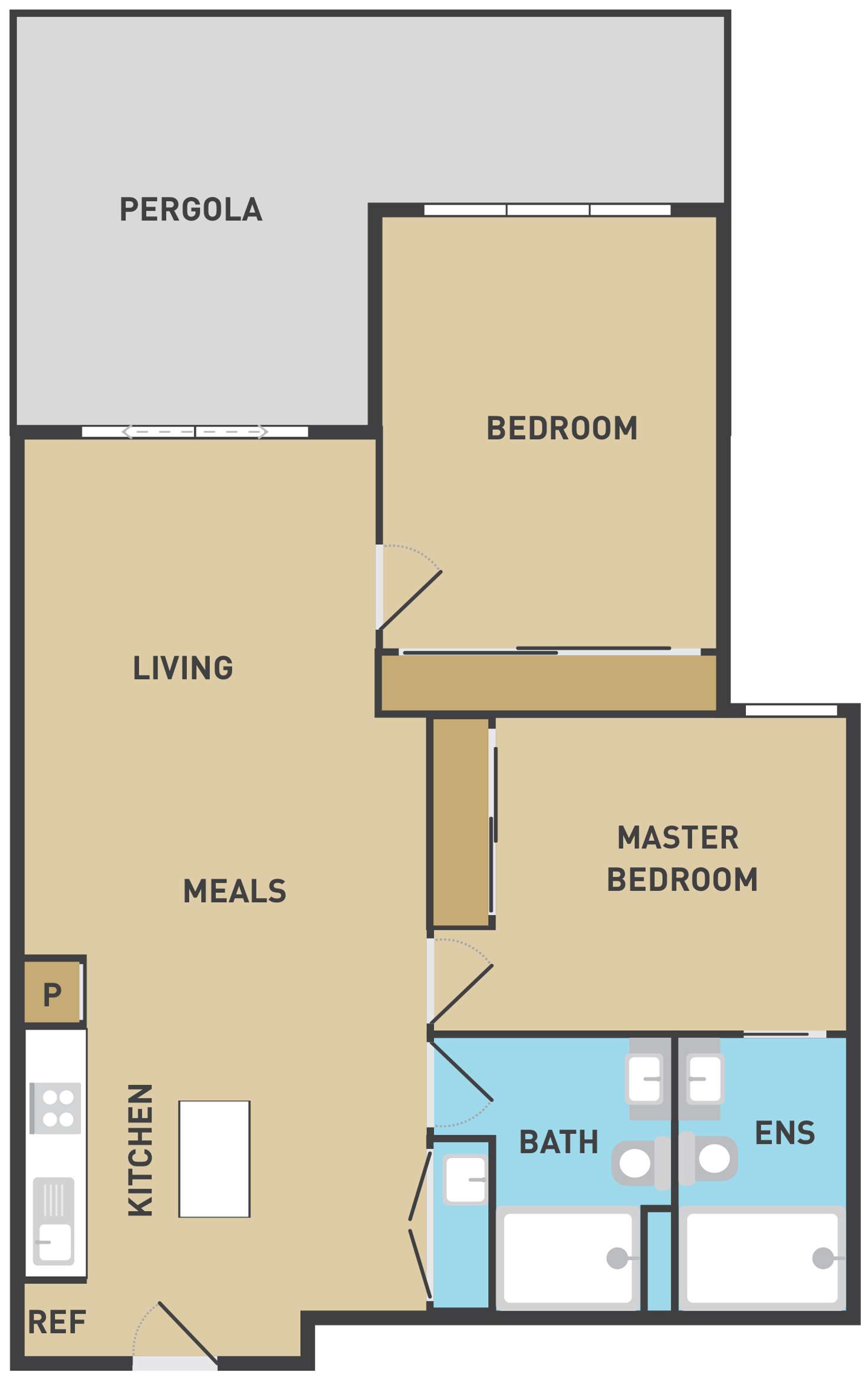 Floorplan of Homely apartment listing, 408/9 Commercial Road, Caroline Springs VIC 3023