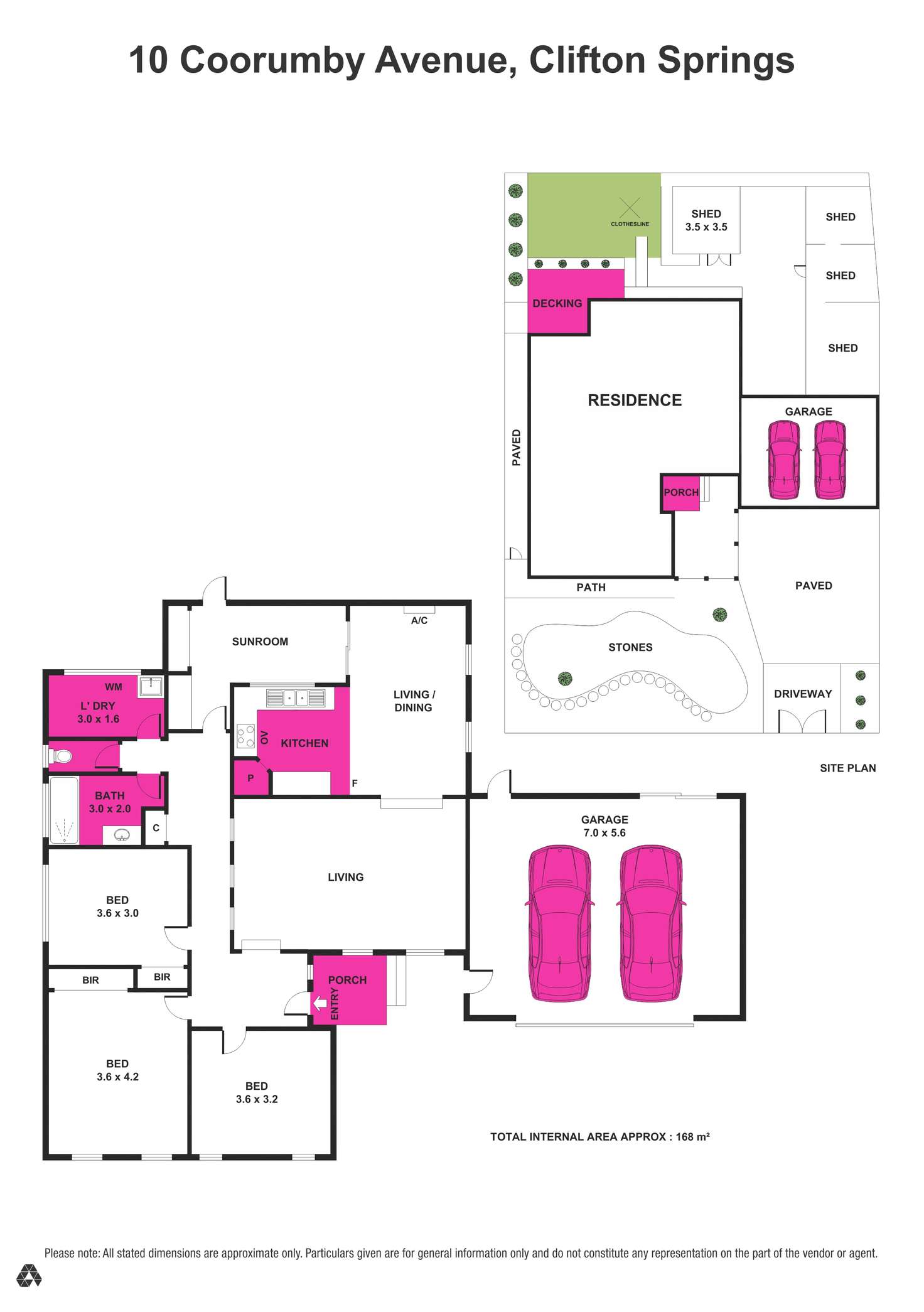 Floorplan of Homely house listing, 10 Coorumby Avenue, Clifton Springs VIC 3222