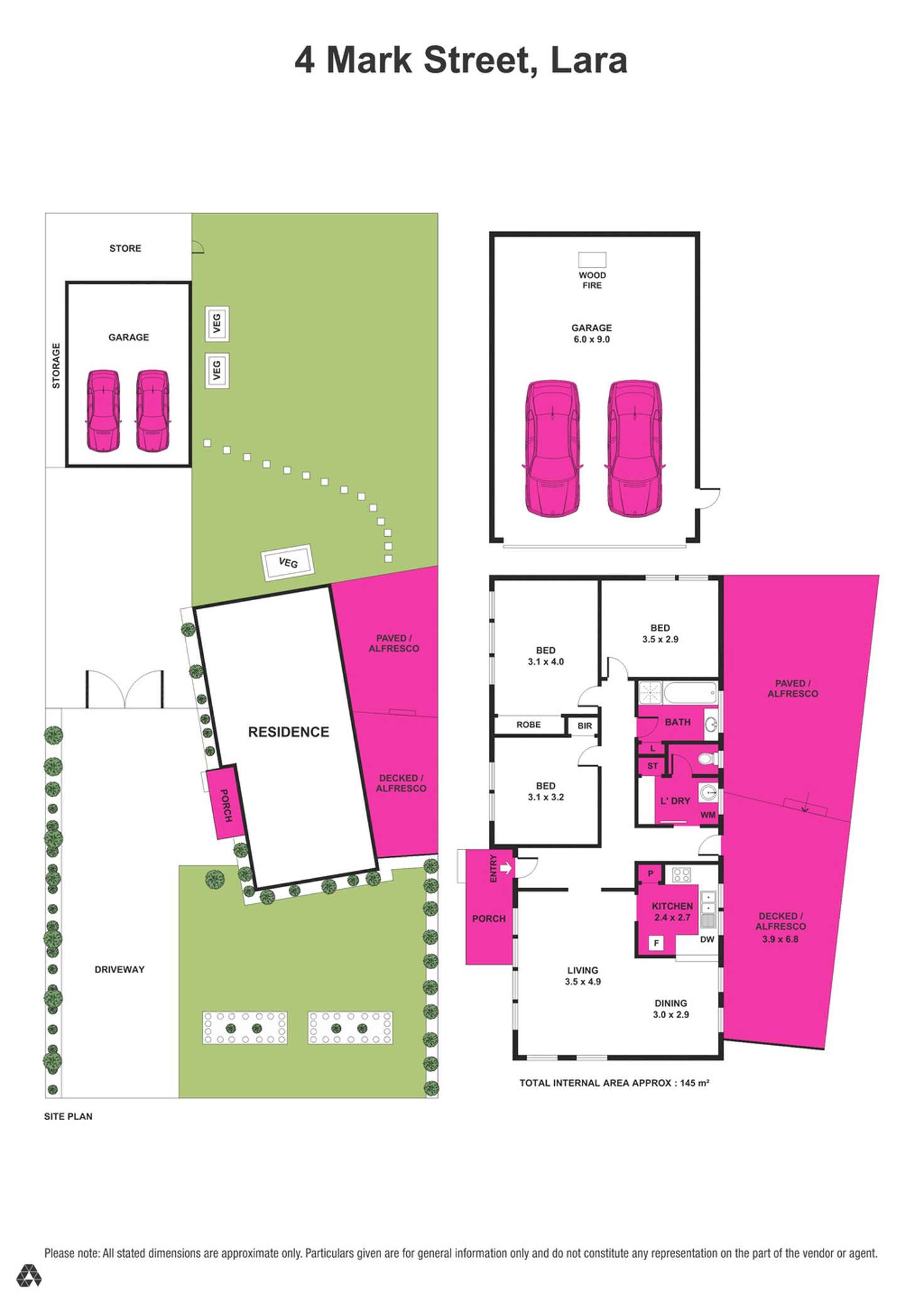 Floorplan of Homely house listing, 4 Mark Street, Lara VIC 3212