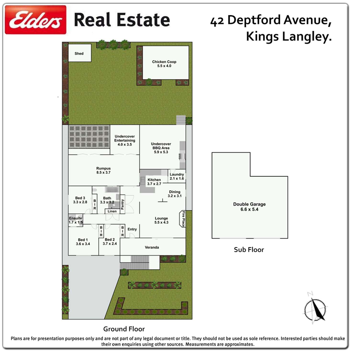 Floorplan of Homely house listing, 42 Deptford Avenue, Kings Langley NSW 2147