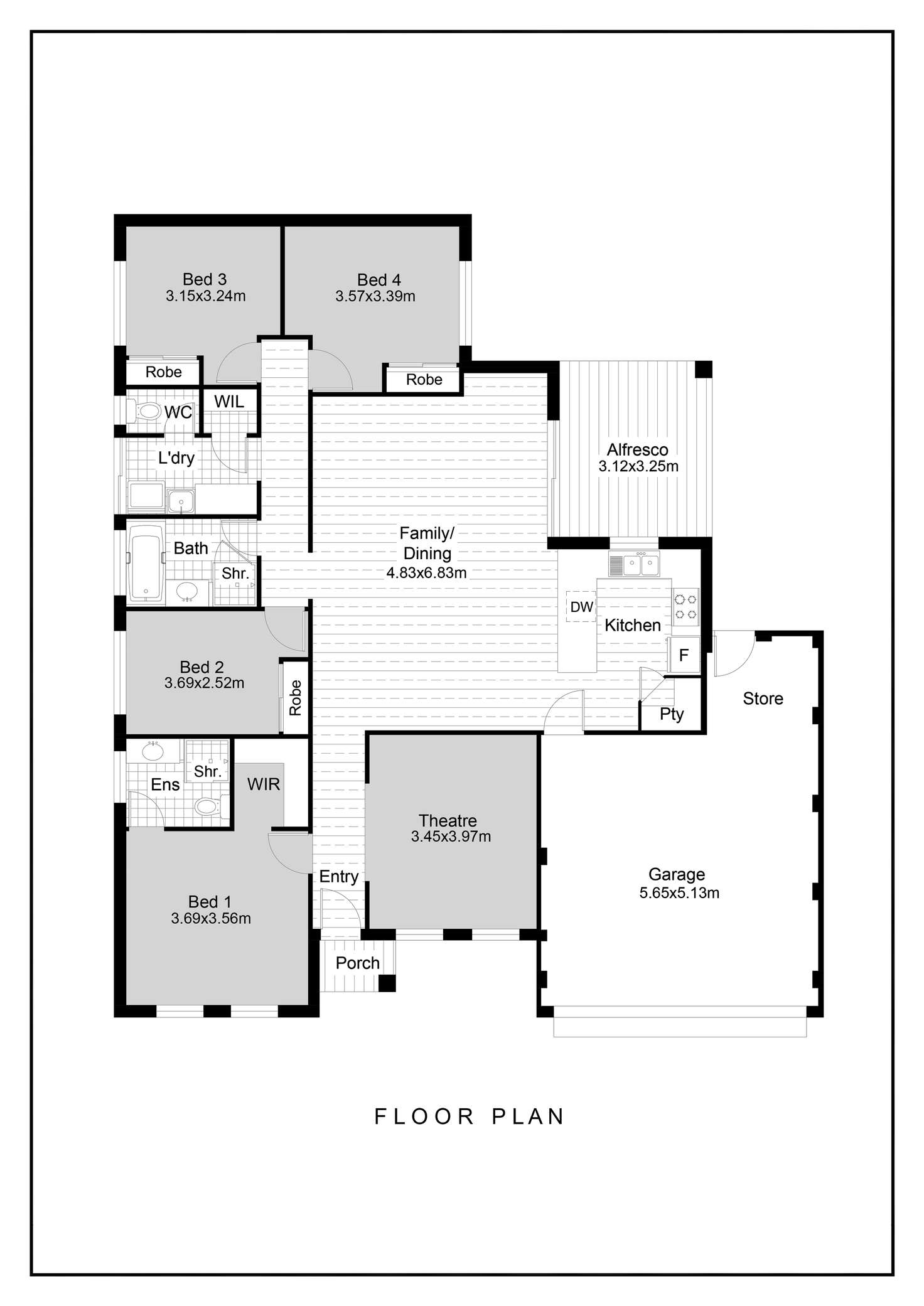 Floorplan of Homely house listing, 3 Burnett Street, Embleton WA 6062