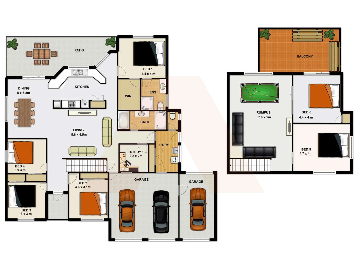 Floorplan of Homely house listing, 15 Rarotonga Rise, Pacific Pines QLD 4211