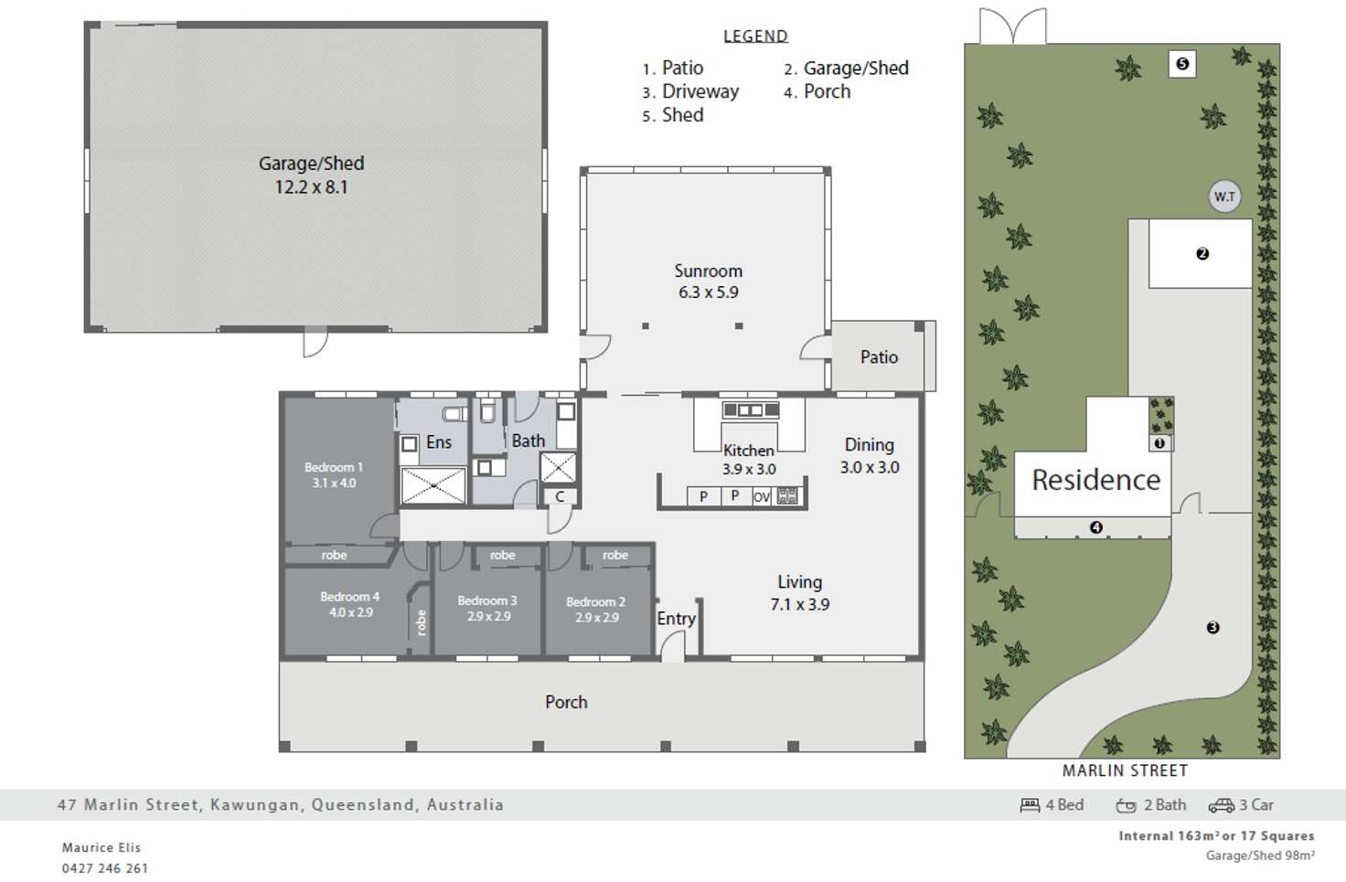 Floorplan of Homely house listing, 47 Marlin Street, Kawungan QLD 4655