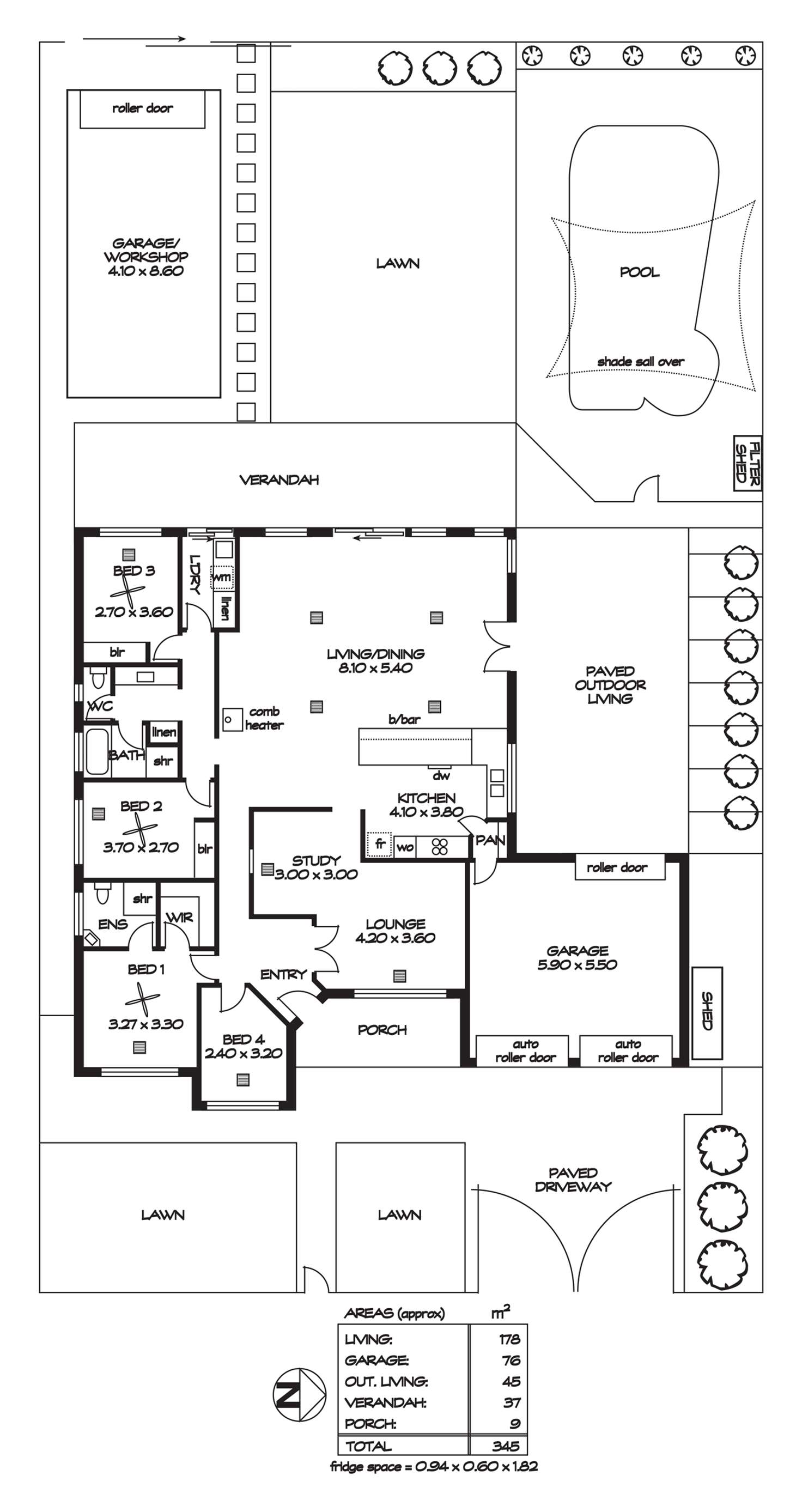 Floorplan of Homely house listing, 203 Mawson Lakes Boulevard, Mawson Lakes SA 5095