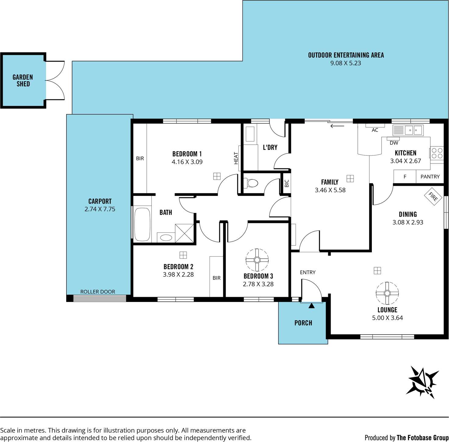 Floorplan of Homely house listing, 43 Monaco Circuit, Aberfoyle Park SA 5159