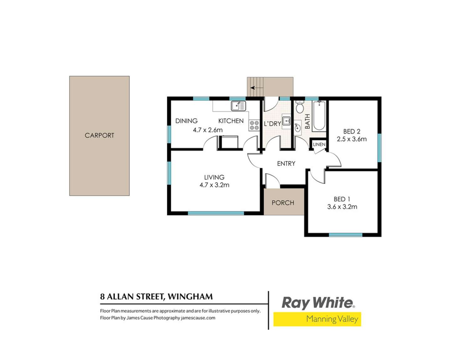 Floorplan of Homely house listing, 8 Allan Street, Wingham NSW 2429