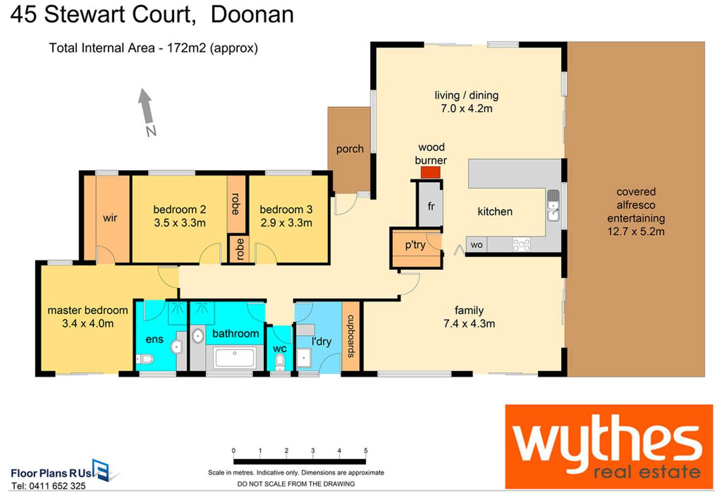 Floorplan of Homely house listing, 45 Stewart Court, Doonan QLD 4562