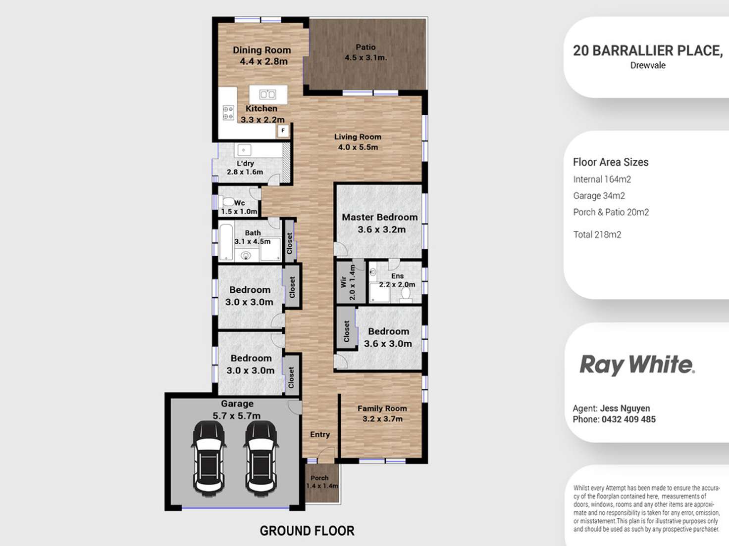 Floorplan of Homely house listing, 20 Barrallier Place, Drewvale QLD 4116