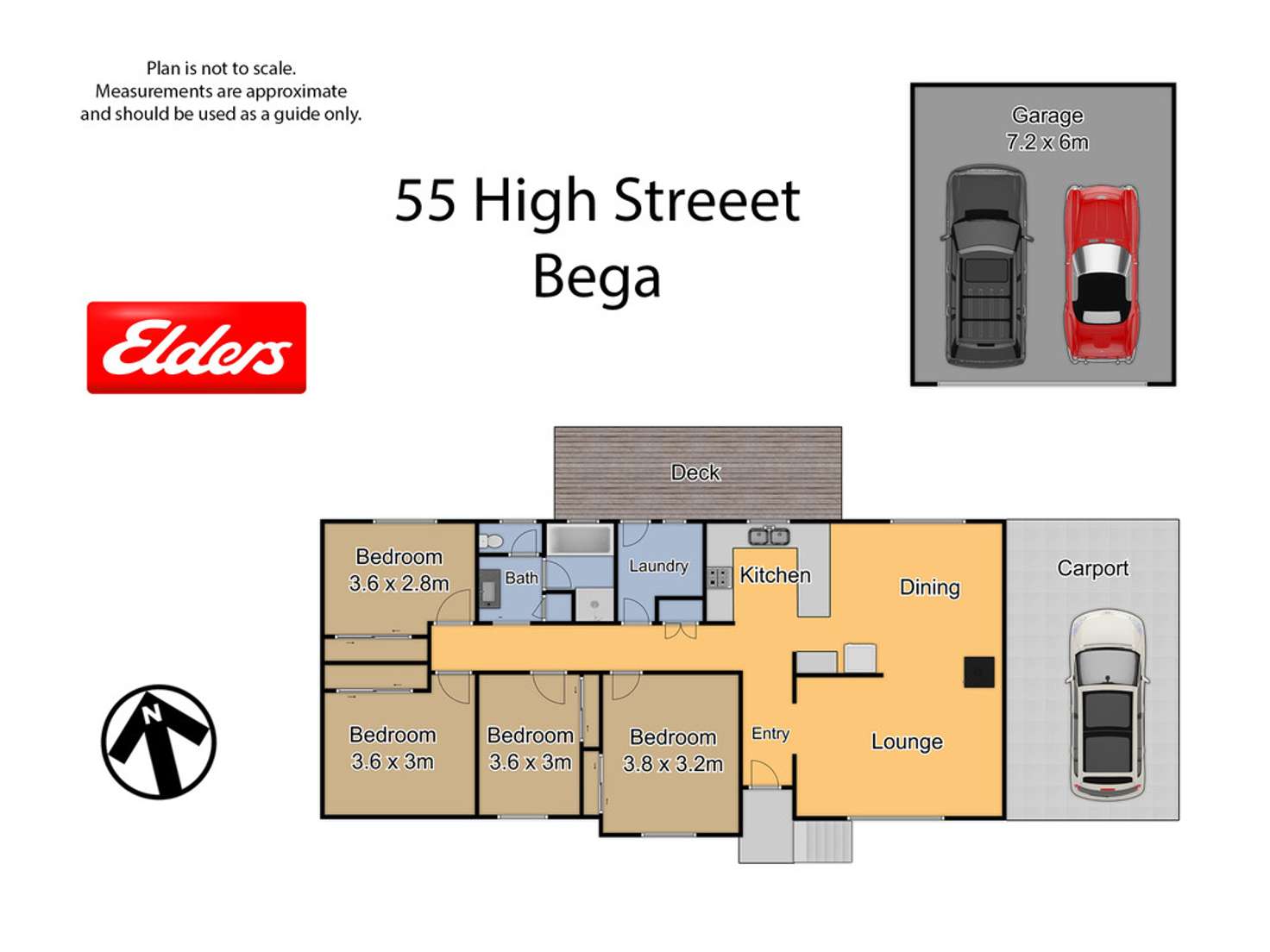 Floorplan of Homely house listing, 55 High St, Bega NSW 2550
