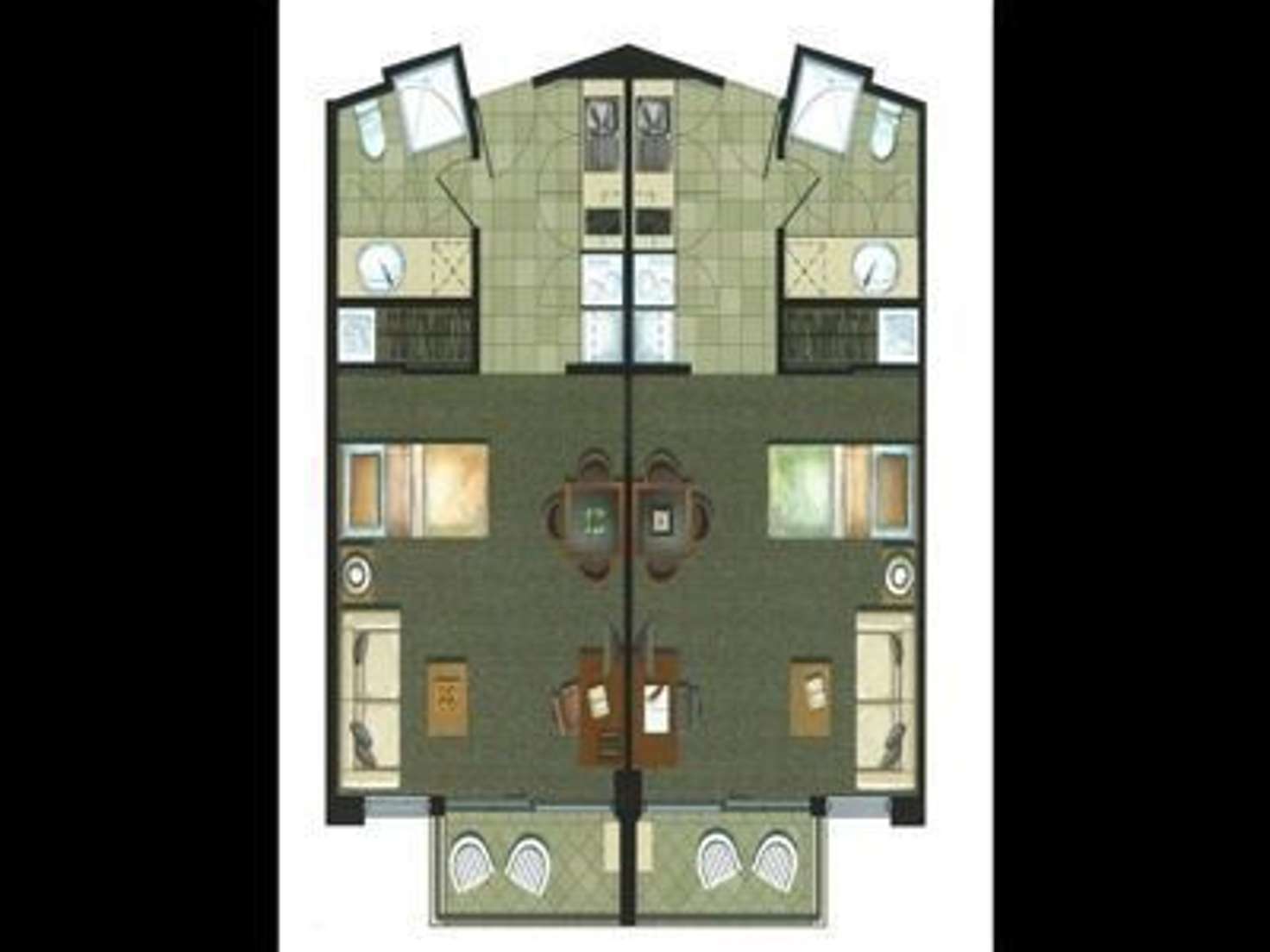 Floorplan of Homely apartment listing, 444 & 446/25 Lake Orr Drive, Robina QLD 4226