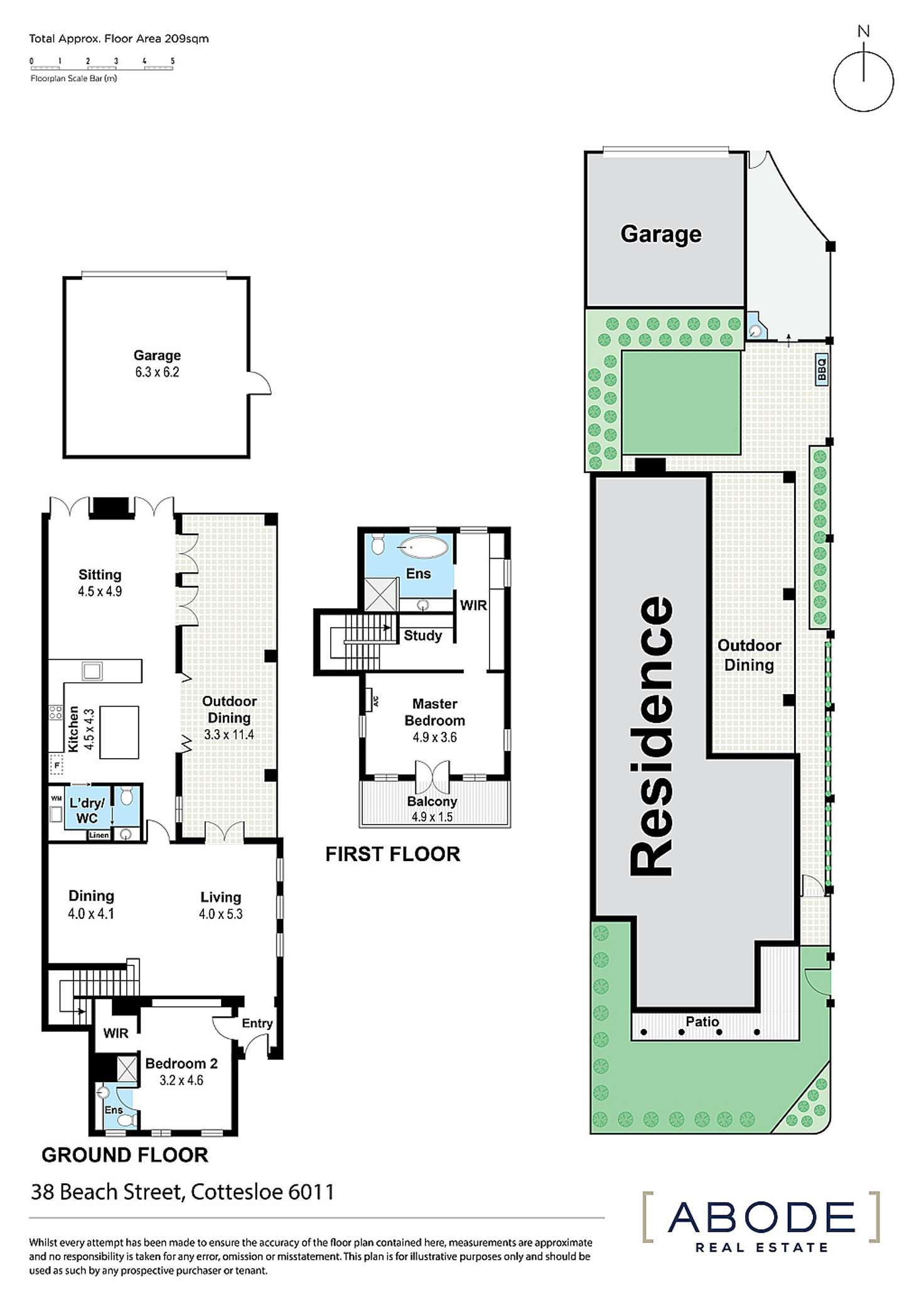 Floorplan of Homely house listing, 38 Beach Street, Cottesloe WA 6011