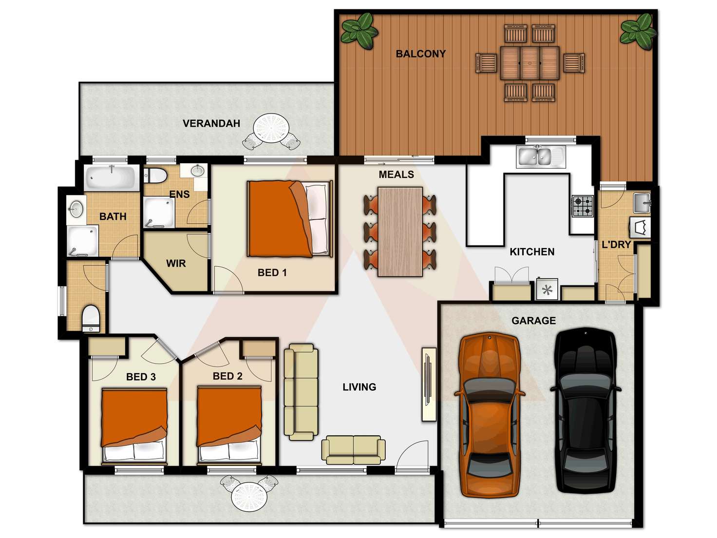 Floorplan of Homely house listing, 9 Costigan Terrace, Edens Landing QLD 4207