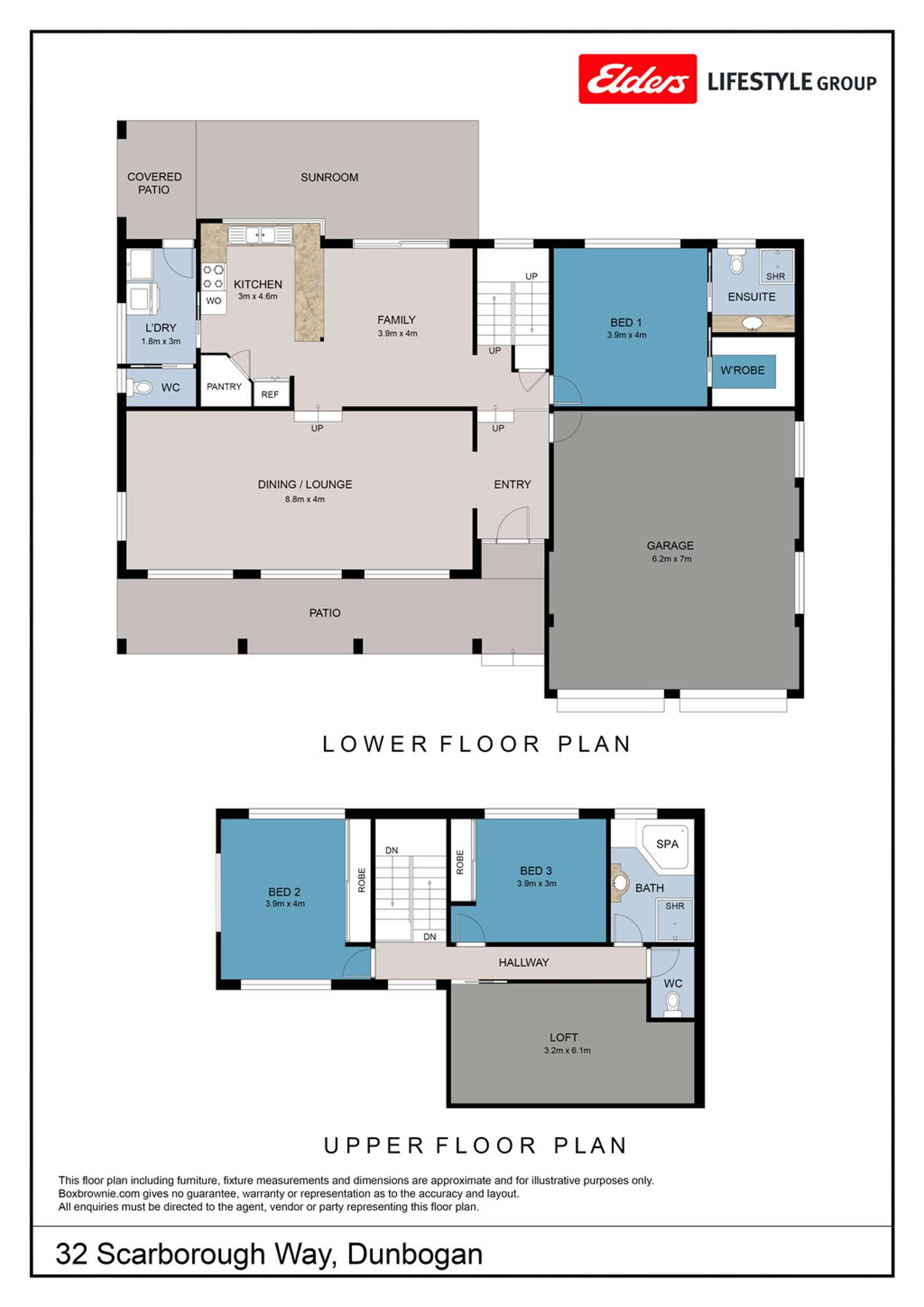 Floorplan of Homely house listing, 32 Scarborough Way, Dunbogan NSW 2443