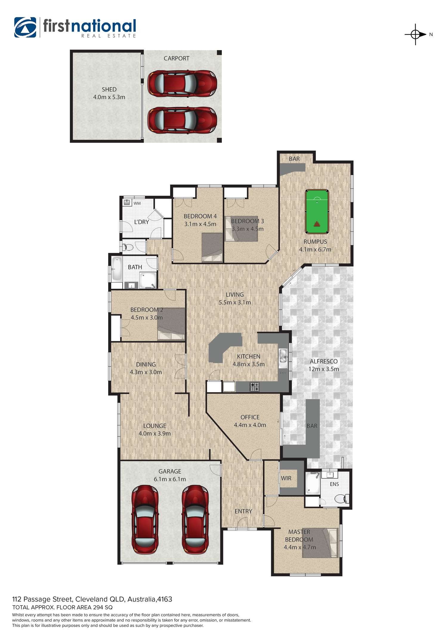 Floorplan of Homely house listing, 112 Passage Street, Cleveland QLD 4163