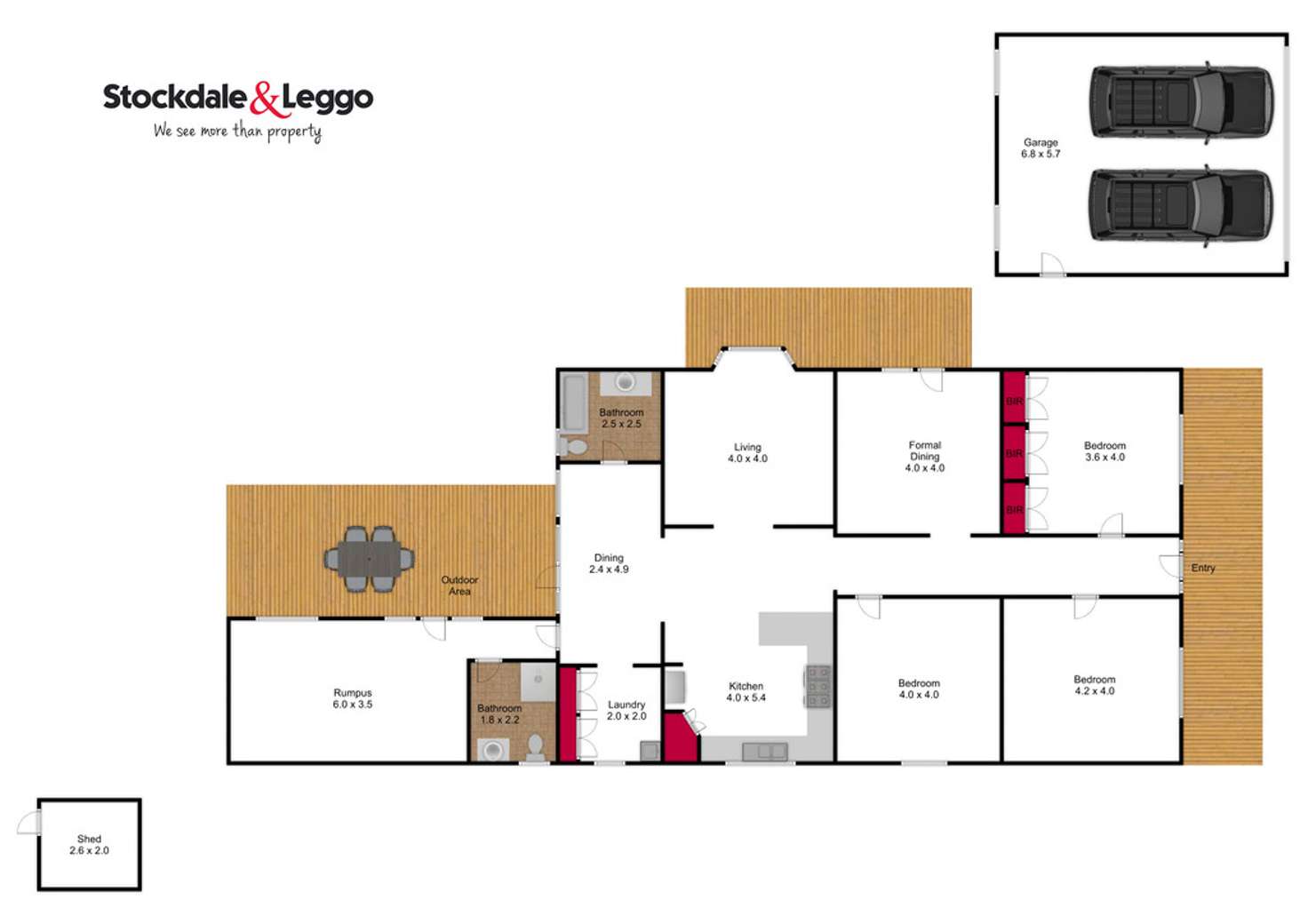 Floorplan of Homely house listing, 15 Campbell Street, Traralgon VIC 3844